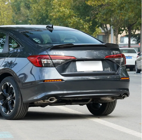  KEEN Car Rear Bumper Light for Honda Civic Sedan Hatchback 2022 2023 Tail Lamp with Flow Turn Signal Reflector Brake Lights