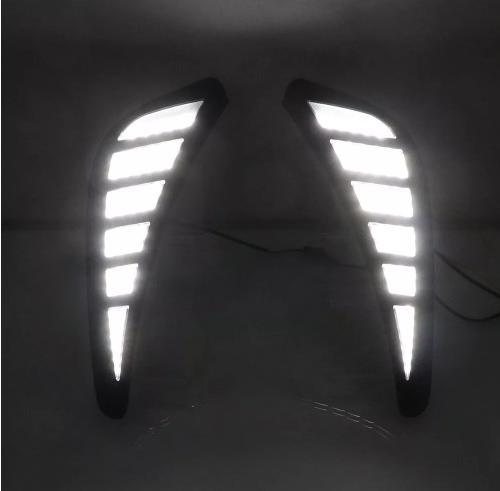 KEEN Car Part LED DRL for Toyota Corolla GR Sport 2021 2022 Daytime Running Lamp Fog Lights with Flow Turn Signal Headlight