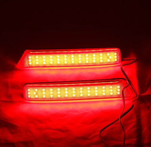   KEEN Car 12V LED Rear Bumper Light for Honda N-box Nbox Tail Lamp Rear Brake Parking Signal Reflector Lights