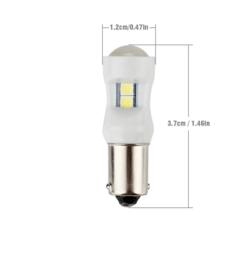   KEEN 12V LED Canbus Ceramic BA9S Led Bulb 3030 6SMD Car Interior Lights License Plate Dome Reading Lamp Side Signal Light Bulbs