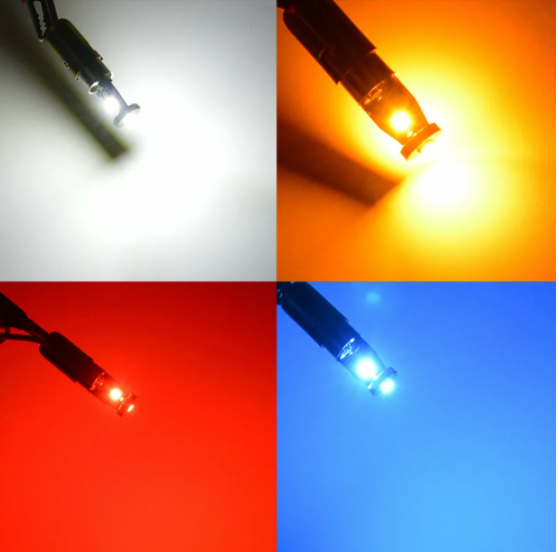  KEEN 12V Canbus Ba9s Led Wedge Plate Dome Lights Bulb No Error 3030 3smd T4W Interior Lamp Side Marker Light Bulbs