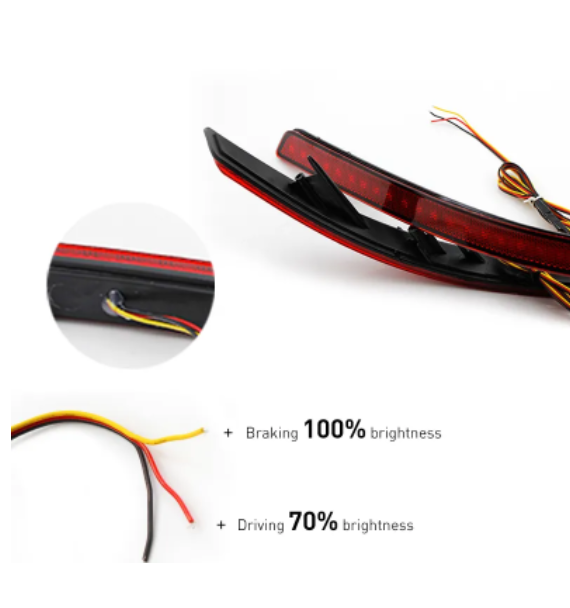   KEEN 12V Tail Light for Kia K5 Optima 2011 2012 2013 Car Rear Bumper Led Warn Brake Lamp Reflectors led