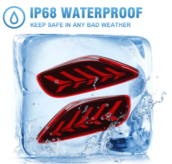  KEEN Car LED For Kia 2019 2020 2021 Seltos KX3 Led Rear Bumper Reflector Light taillight parking brake turn signal