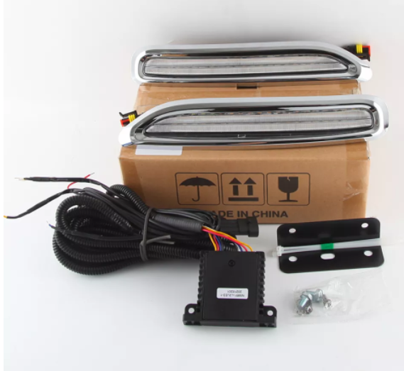 KEEN LED DRL for Lexus RX300 RX 1998 1999 2000 2001 2002 2003 Daytime Running Light with Turn Signal Foglight Car Head Lamp