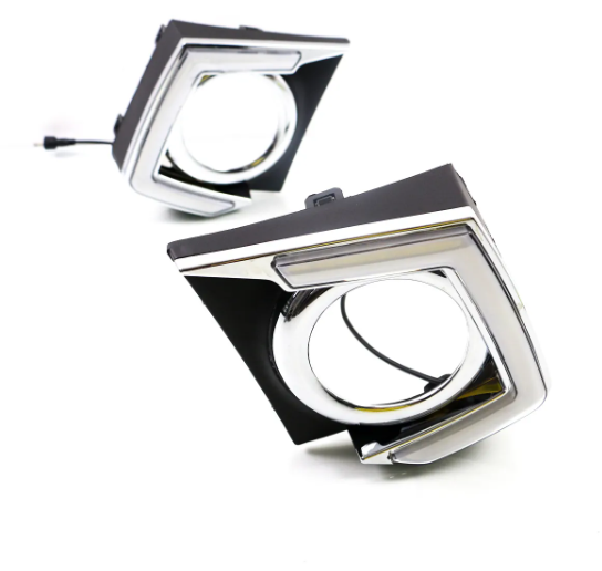 KEEN 12V led Daytime Running Light for Mitsubishi Triton L200 2016-2017 White DRL Driving Fog Lamp Cover Head Lights