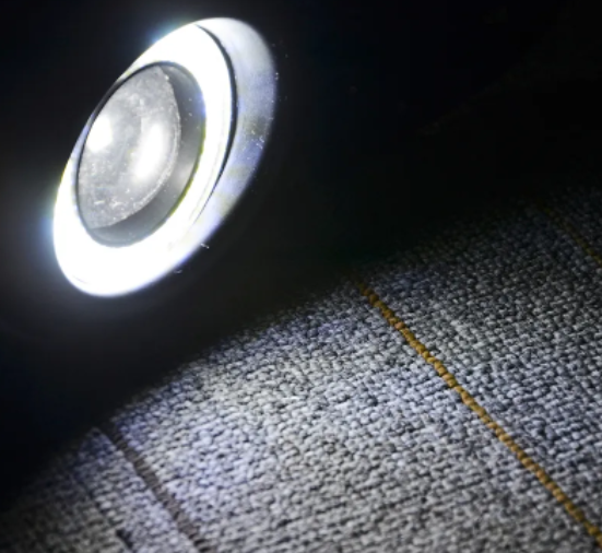  KEEN LED Angel Eyes Fog Lights for Mitsubishi Lancer 2008-2012 Front Driving Fog Lamp Projector Kits with Cable