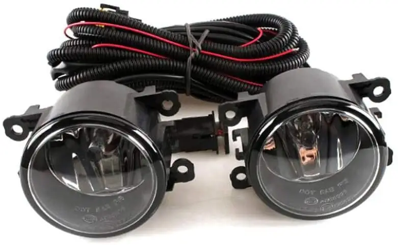 KEEN Car Front Bumper Driving Fog Light For Mitsubishi Attrage G4 2014-2018 Fog Lamp Assembly Kit Auto Headlight