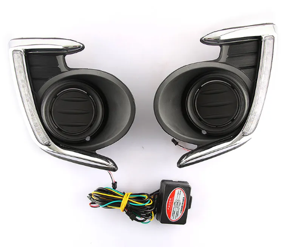   KEEN Waterproof 12V LED DRL for Mitsubishi Attrage 2012 -2015 Daytime Running Light Fog Lamp Cover LED