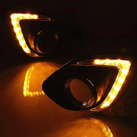 KEEN For Mitsubishi ASX 2013 2014 2015 Car Vehicles DC 12V Daytime Running Light DRL Fog Light Day Driving Daylight Lamp