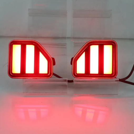 KEEN Led Tail Light for Jeep Wrangler 2018-2022 US Version Rear Bumper Fog Lamp Brake Flow Turn Signal Reflector Lights