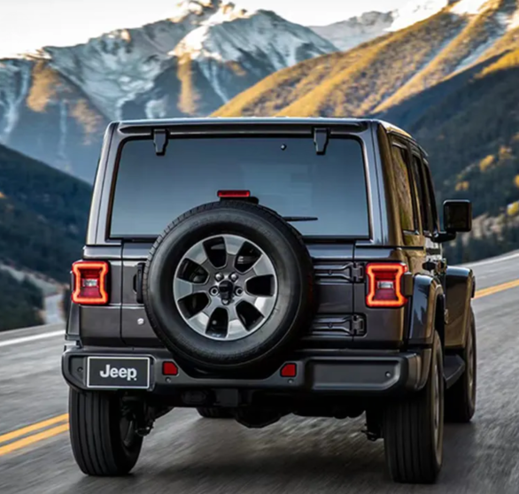 KEEN Led Tail Light for Jeep Wrangler 2018-2022 US Version Rear Bumper Fog Lamp Brake Flow Turn Signal Reflector Lights