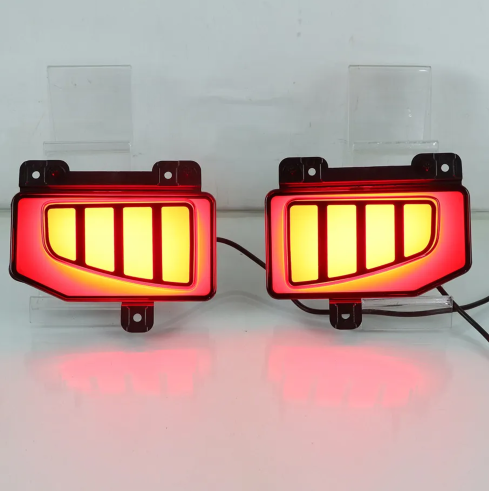  KEEN Auto Tail Lamp for JEEP Gladiator Wrangler Pickup 2019-2022 Rear Bumper Reflector Led Brake Dynamic Turn Signal Lights