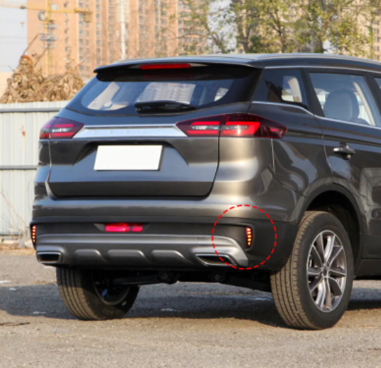  KEEN Rear Bumper Light for Geely Azkarra Pro Boyue 2018 2019 Tail Lights Brake Parking Lamp LED Reflectors