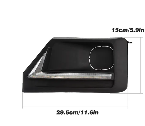   KEEN Daylight LED DRL for Toyota RAV4 Adventure 2019 2020 2021 Daytime Running Light Head Lamp Rav 4 Fog Lamp Cover Light