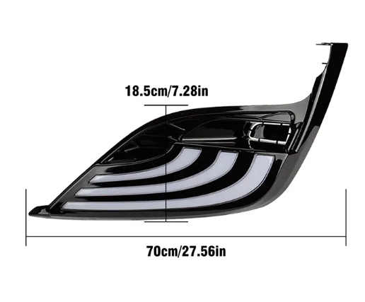  KEEN New Car Light DRL for 2021 Toyota Camry Daytime Running Light Fog Lamp Cover LED Auto Turning Headlight