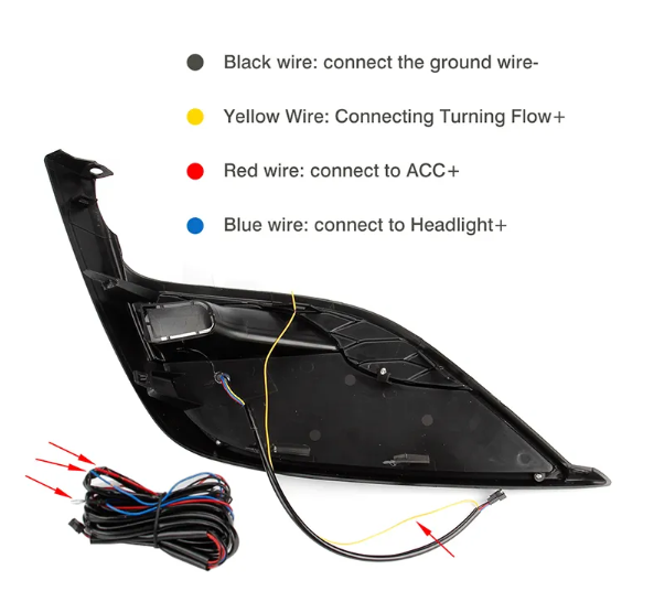  KEEN New Car Light DRL for 2021 Toyota Camry Daytime Running Light Fog Lamp Cover LED Auto Turning Headlight