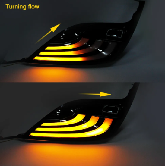  KEEN New Car Light DRL for 2021 Toyota Camry Daytime Running Light Fog Lamp Cover LED Auto Turning Headlight