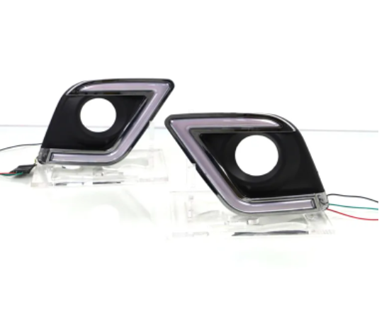  KEEN for 2015 2016 Hilux REVO Car LED DRL 6000K White amber Waterproof 12V DRL led daylight fog light led headlight