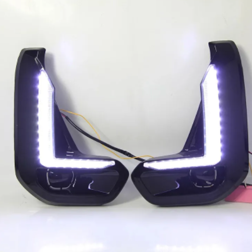   KEEN Car Daytime Running Lamp for Toyota Hilux Revo 2020-2021 Driving Fog Lights LED Head Light