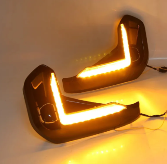   KEEN Car Daytime Running Lamp for Toyota Hilux Revo 2020-2021 Driving Fog Lights LED Head Light