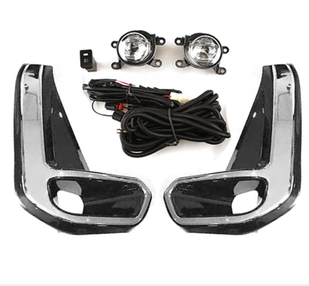  KEEN 12V Car Fog lamp for Toyota Hilux Revo 2021 Auto Fog Light Assembly with cable Headlight