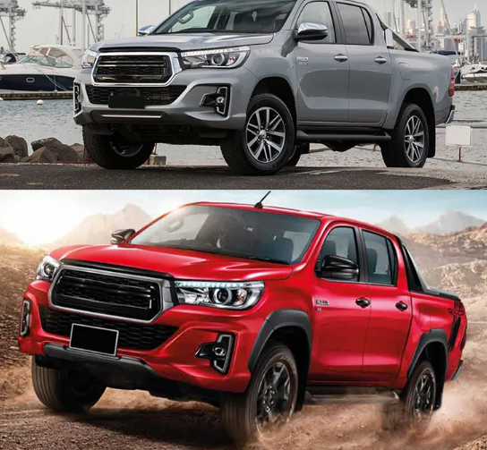  KEEN White and Amber Car DRL for Hilux 2019 2020 LED Daytime Running Light 12V Fog Lamp Cover With Turn signal For headlight