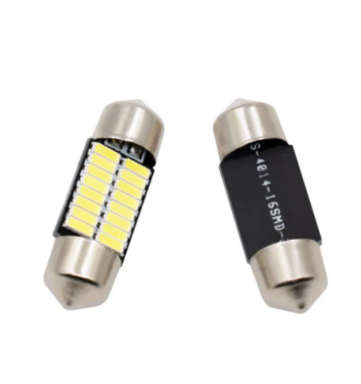 KEEN Auto 31mm 36mm 39mm 41mm C5W 4014 LED 16smd Interior Reading Dome Lamp Festoon Light Bulb License Plate Lights