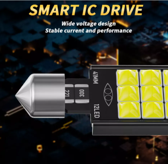  KEEN New Super Bright C5W Led Bulb Dome Reading Roof Interior Light Lamp 31/36/39/41MM Festoon 3030 9SMD Lights Bulbs