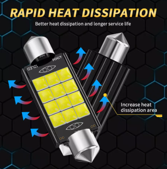  KEEN New Super Bright C5W Led Bulb Dome Reading Roof Interior Light Lamp 31/36/39/41MM Festoon 3030 9SMD Lights Bulbs