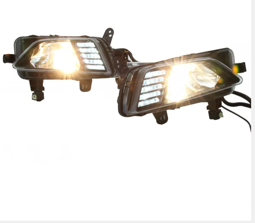  KEEN Wholesaler 12V DRL for VW POLO 2019 Daytime Running Light Fog Light with Yellow Turn Signal