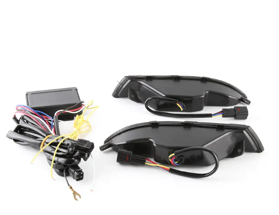   KEEN Factory Supply LED DRL for VW Volkswagen Scirocco R 2010-2013 Daytime Running Light Driving Fog Lamp Flow Turning Headlamp