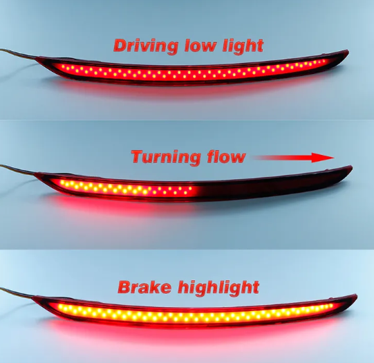  KEEN 12V Car led Rear Bumper Light for VW Volkswagen Bora 2021 Tail Light with Turn Signal Brake Parking Reflector Lamp