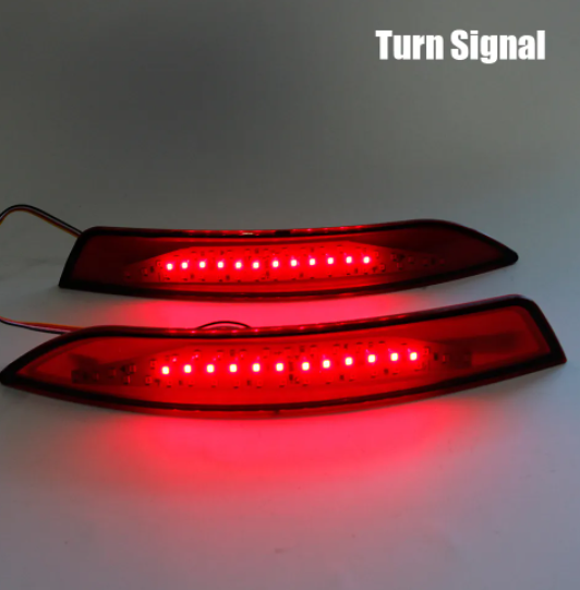   KEEN Car Rear Bumper Reflectors Lights for VW Jetta mk6 A6 Sagitar 2011-2015 Tail Lamp Turn Signal Brake Lights