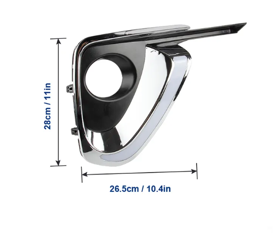 KEEN Popular Car Parts Daytime Running Light for Fortuner 2016-2017 Auto Head Day Lamp LED DRL with Turn Signal