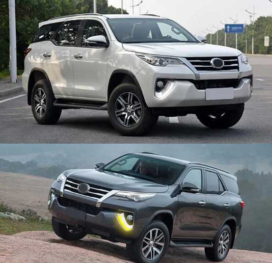 KEEN Popular Car Parts Daytime Running Light for Fortuner 2016-2017 Auto Head Day Lamp LED DRL with Turn Signal