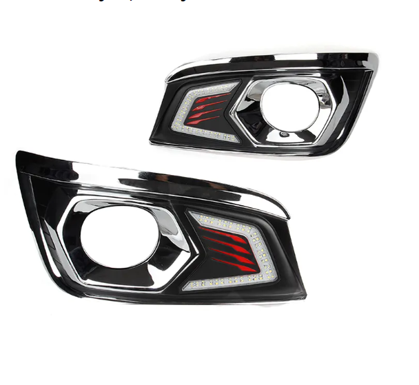 KEEN New Arrival 12V LED Daylight for Toyota Fortuner 2012 LED DRL White Fog Lamp Cover Lights