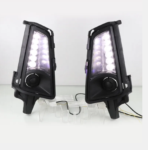  KEEN Hot Sale Car Driving Daylight for Hiace 2019 2020 Car Daytime Running Light Amber Sequential Turn Signal Light DRL