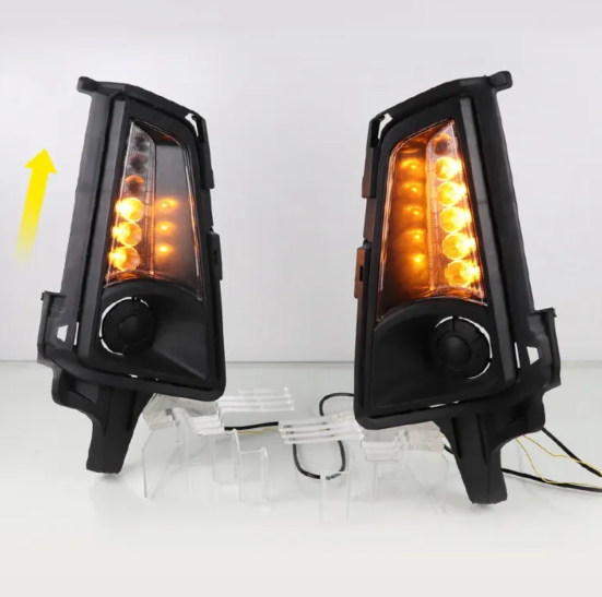  KEEN Hot Sale Car Driving Daylight for Hiace 2019 2020 Car Daytime Running Light Amber Sequential Turn Signal Light DRL