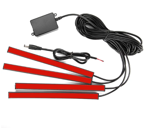 KEEN  New 36/48/72 leds Car Foot Ambient Light App RF Control RGB Auto Interior Decorative Atmosphere Lights 4pcs/set 