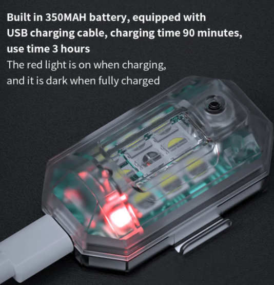   KEEN New M3 Remote Control Motorcycle Strobe Light Mini Aircraft Drone Flash Light Motorcycle Turn Signal Lights Lamp