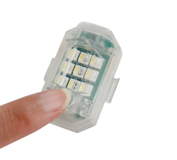   KEEN New M3 Remote Control Motorcycle Strobe Light Mini Aircraft Drone Flash Light Motorcycle Turn Signal Lights Lamp