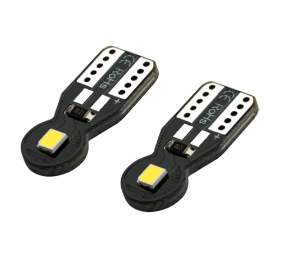 KEEN 12V Auto Lighting W5W 194 3030 Canbus LED Bulbs 2SMD Car Interior Dome Map Lamp License Plate Parking Light Bulb T10