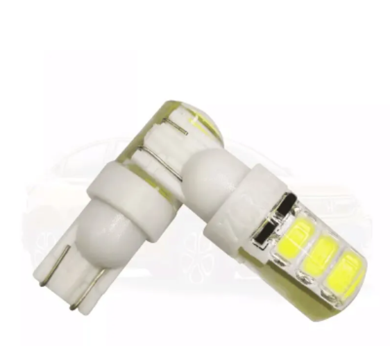  KEEN 12v led Car interior light Bulb W5W 194 168 Silica Gel T10 5630 6smd W5W Silicone Side Lamp Width License Plate Bulbs