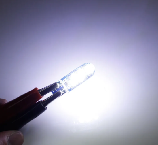   KEEN Canbus Led T10 Silicone 2835 10smd LED Bulb W5W Car Parking Light Interior Dome Lamp 168 194 Auto Turn Side Wedge Bulbs