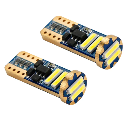  KEEN Canbus W5W led T10 Bulb 7020 6smd Car Parking Lights Interior Map Dome Reading Lamp 194 168 LED Clearance Side Door Light