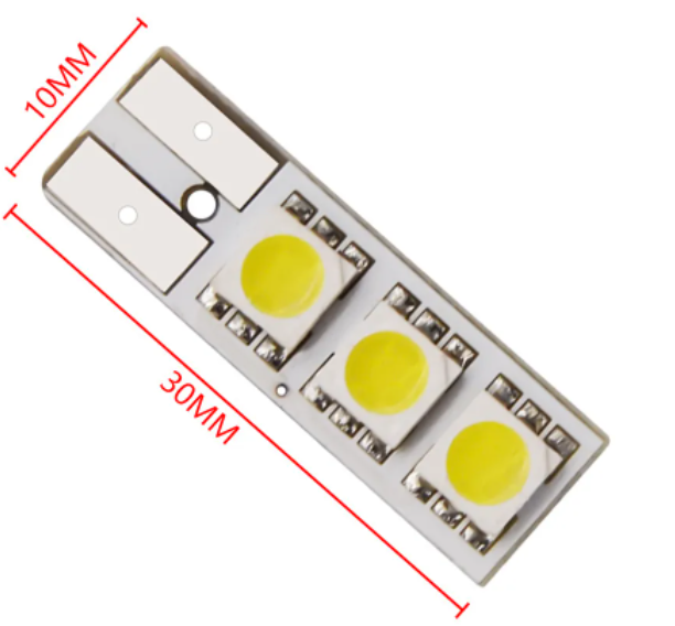 KEEN 12V T10 Led Parking light W5W 194 5050 3SMD Interior Canbus Led Bulb Auto License Plate Lamp Car Clearance Lights