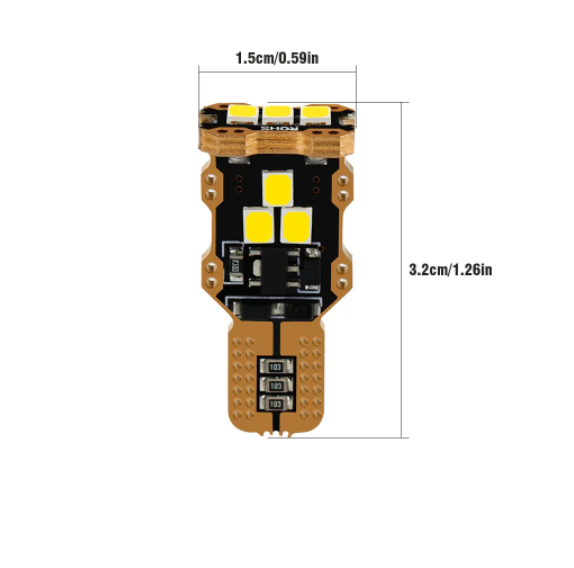  KEEN Wholesale Canbus T10 LED Bulb 9SMD 3030 W5W Parking Signal Car License Plate Lamp 12V Interior Reading Lamp Bulbs