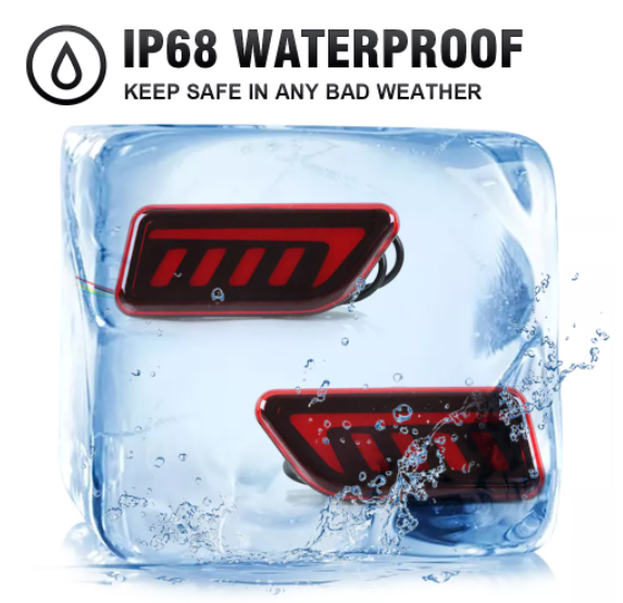  KEEN LED Tail Light for Toyota Ativa Alra Bezza 2020 2021 2022 Rear Bumper Reflector Light Brake Dynamic Turn Signal lamp