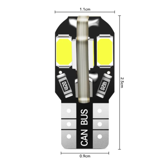    KEEN T10 LED Bulbs Canbus 5730 8SMD 12V LED Car Interior Map Dome Lights Parking Light Auto Signal Lamp W5W Bulbs