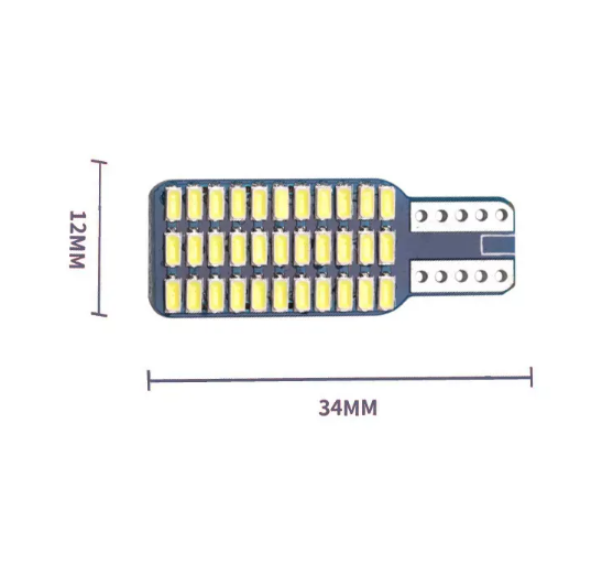 KEEN 12V T10 3014 33smd LED Car Lamp Bulbs W5W Reading Dome Bulbs Interior Light Auto Clearance Parking Lamp Trunk Lamp